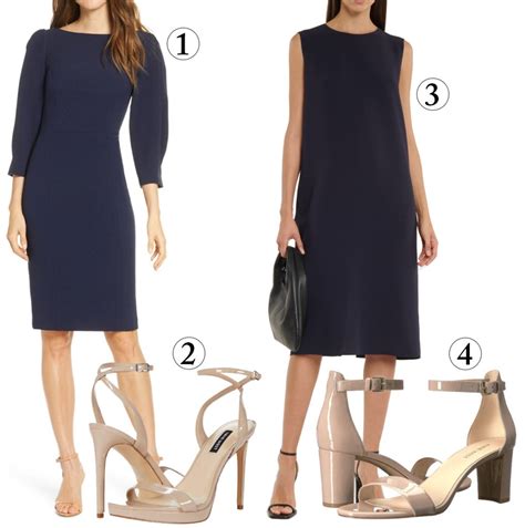 what color shoes to wear with navy dress|heels for navy blue dress.